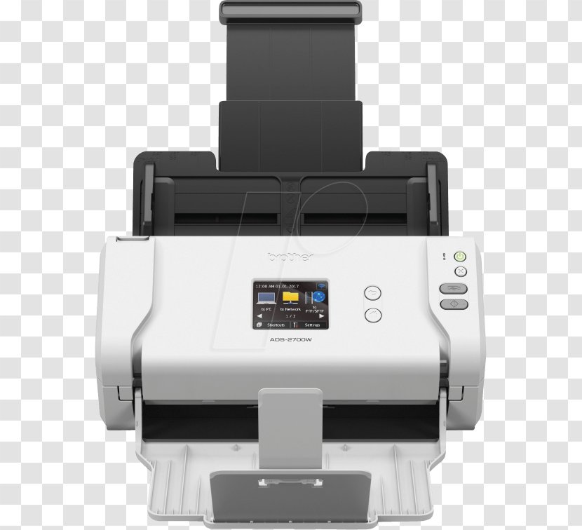 Image Scanner Brother ADS-2400N - Automatic Document Feeder - 600 Dpi X DpiDocument ADS-2200 Desktop Office ADS-3600W ADF 600DPI A4 Black Accessories IndustriesBrother International Transparent PNG
