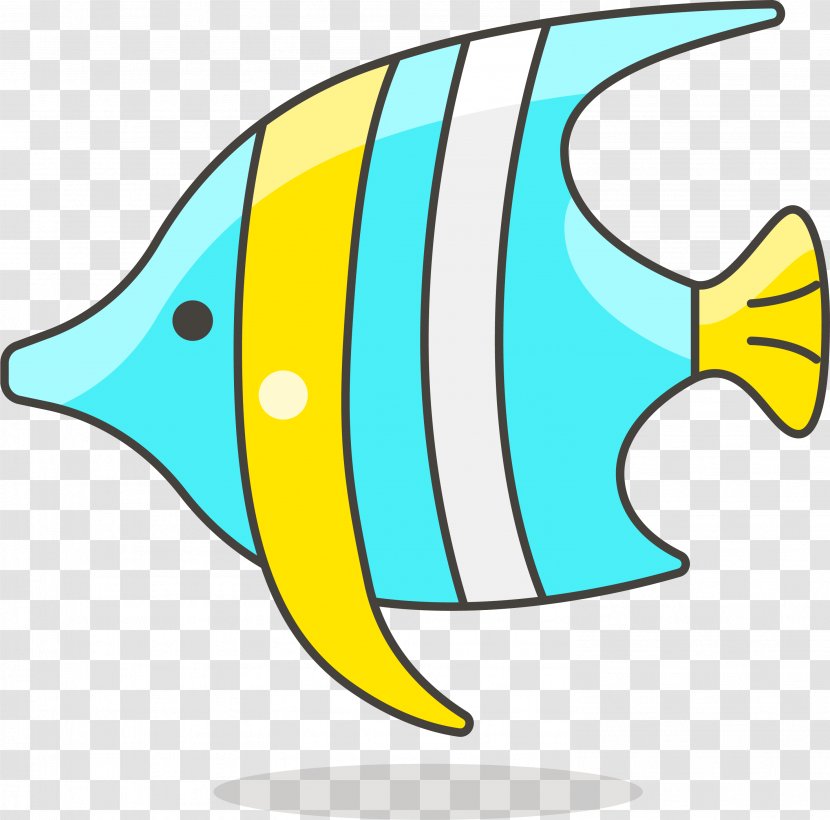 Cartoon Tropical Fish Clip Art - Simple Lovely Transparent PNG