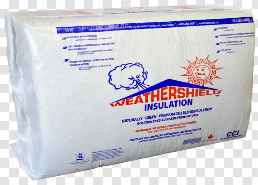 Paper Building Insulation Materials Cellulose Weathershield - Attic - Low Carbon Footprint Transparent PNG