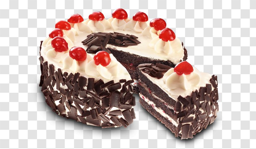 Chocolate Cake Black Forest Gateau Red Ribbon Birthday - Party Transparent PNG