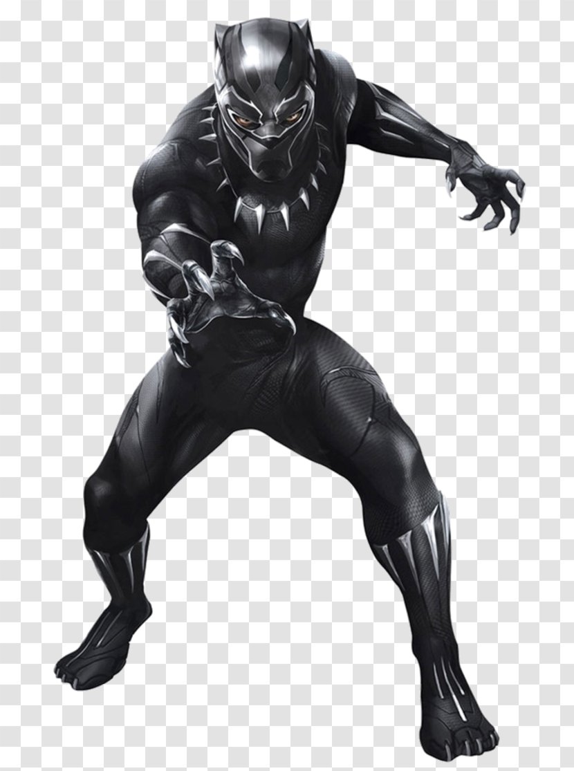 Black Panther Erik Killmonger Shuri Standee Poster - Silhouette Transparent PNG