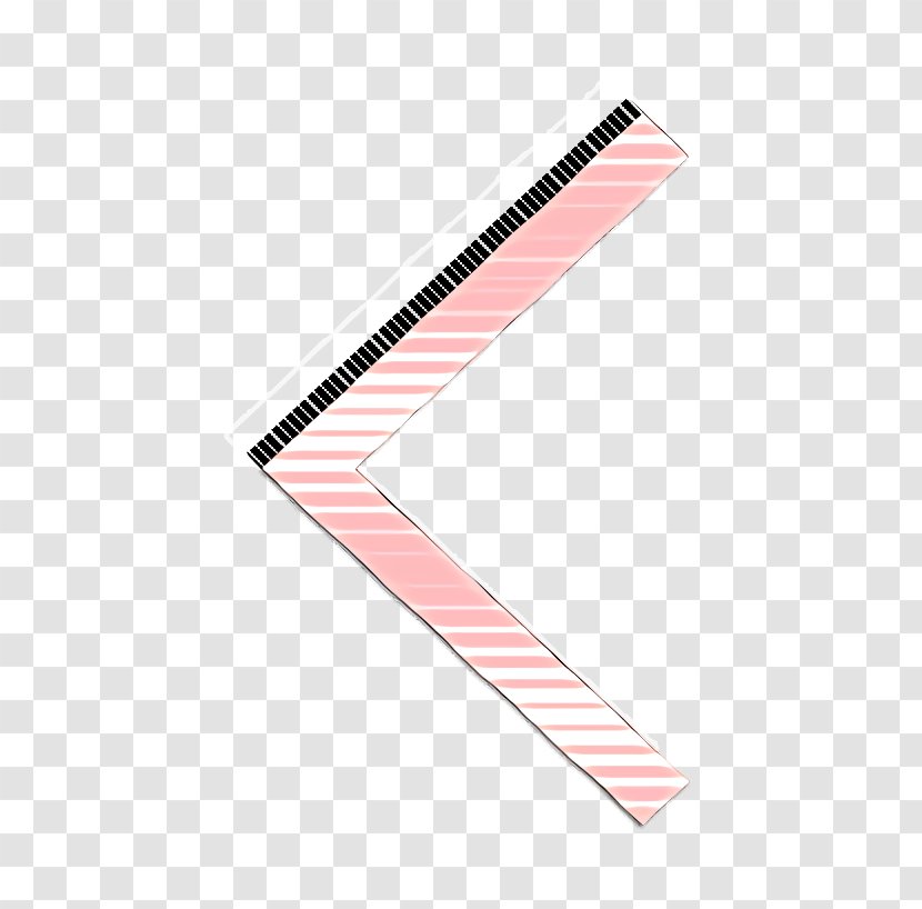 Arrow Icon Left - Triangle Paper Transparent PNG