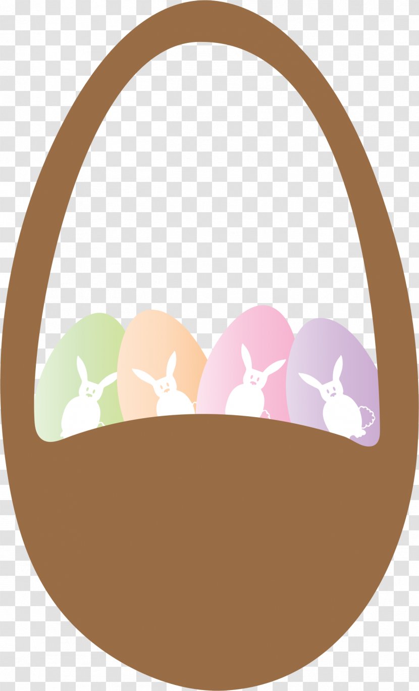 Easter Bunny Egg Basket Clip Art - Holiday - Eggs Transparent PNG