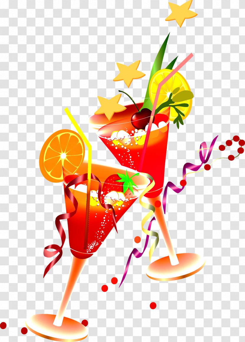 Cocktail Fruit Salad Alcoholic Drink - Flower Transparent PNG