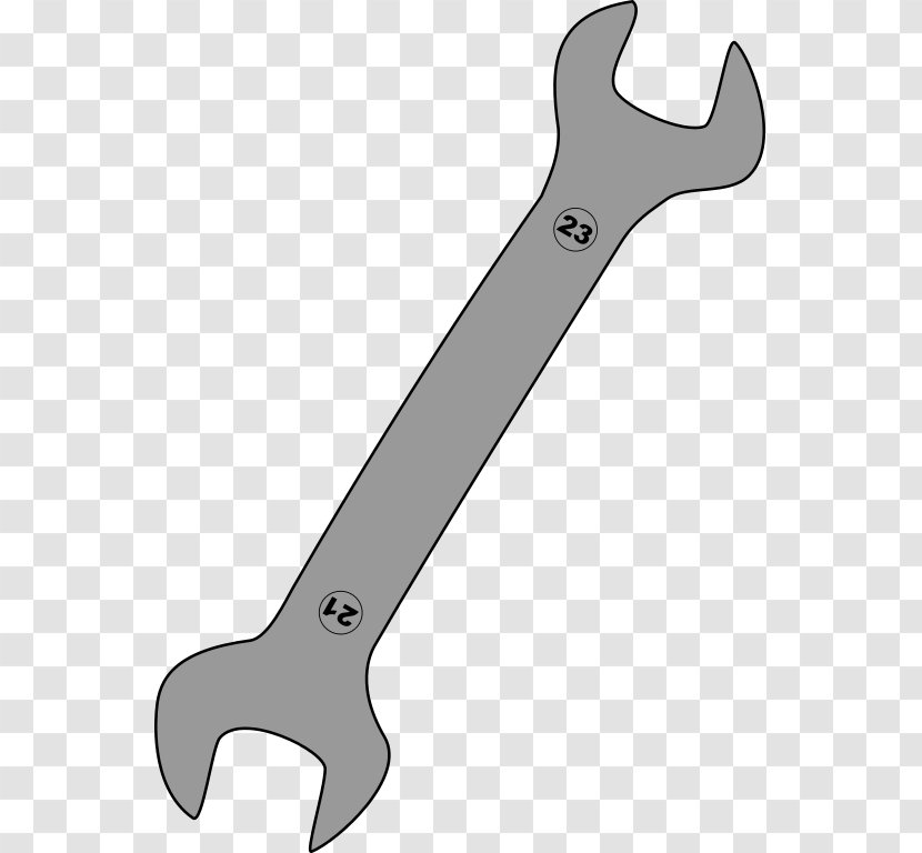 Spanners Tool Monkey Wrench Adjustable Spanner Wikimedia Commons - Wiki Transparent PNG