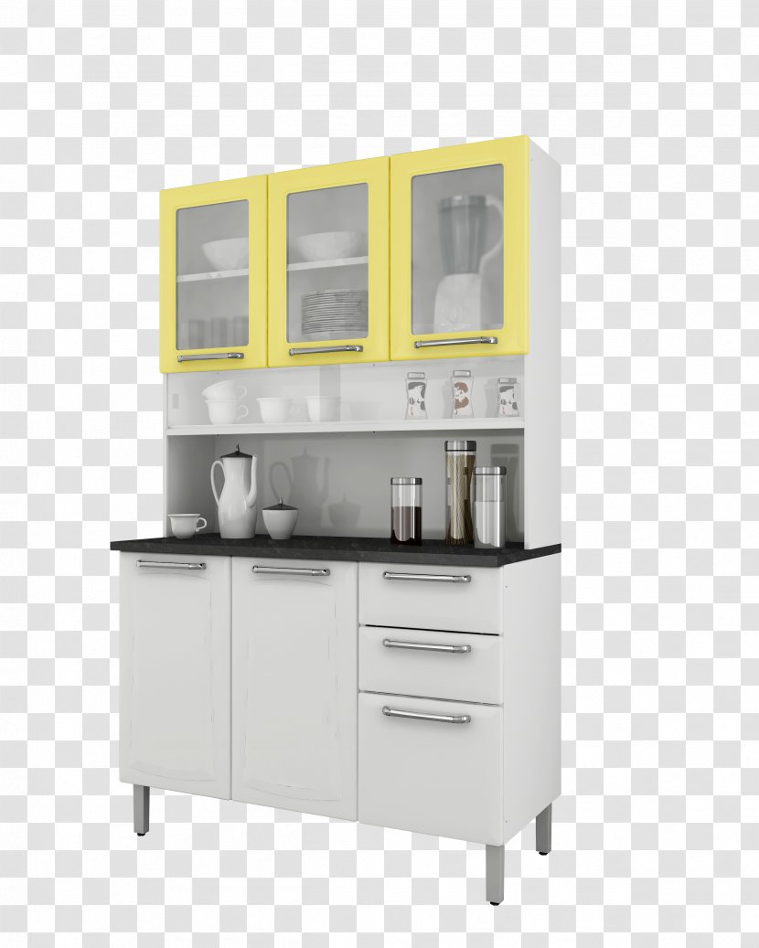 Itatiaia Armoires & Wardrobes Door Furniture Kitchen - Yellow - Regina Transparent PNG