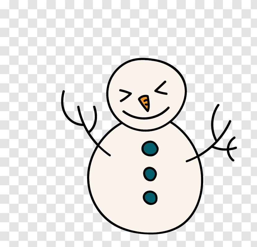 Snowman Clip Art - Area - Smiling Transparent PNG