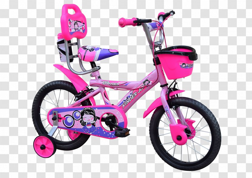 Bicycle Pedals Frames Wheels Saddles - Pink Transparent PNG