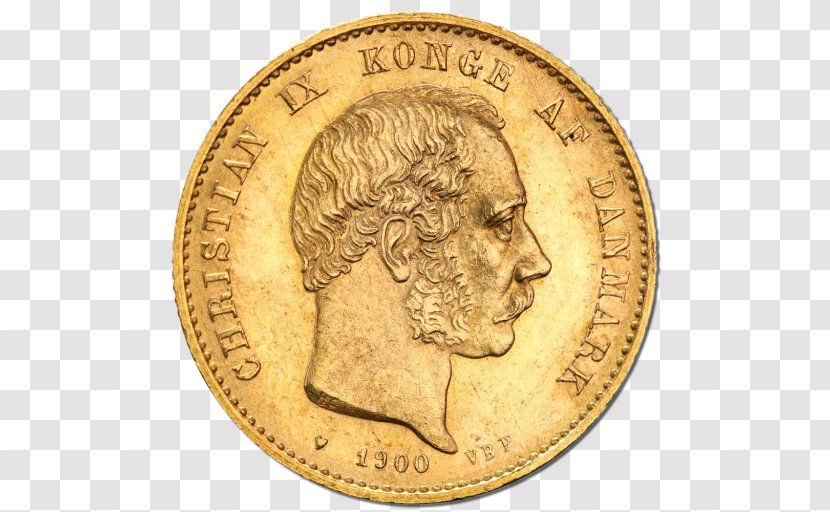 Gold Coin Danish Krone Franc Transparent PNG