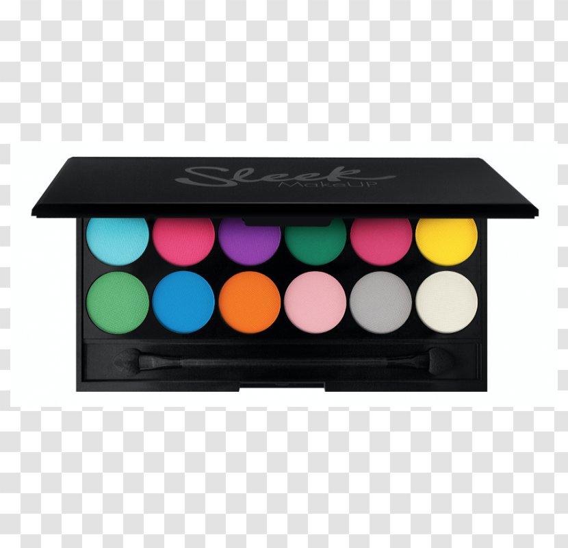 Eye Shadow Cosmetics Color Pigment Palette - Sleek Transparent PNG
