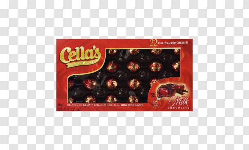 Chocolate-covered Cherry Cordial Milk Cella's Chocolate Balls - Irregular Counter Placement Transparent PNG