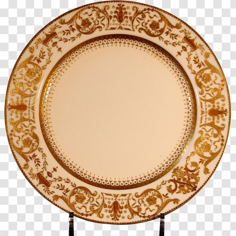 Plate Porcelain Pottery Mintons Tableware - Beadwork Transparent PNG