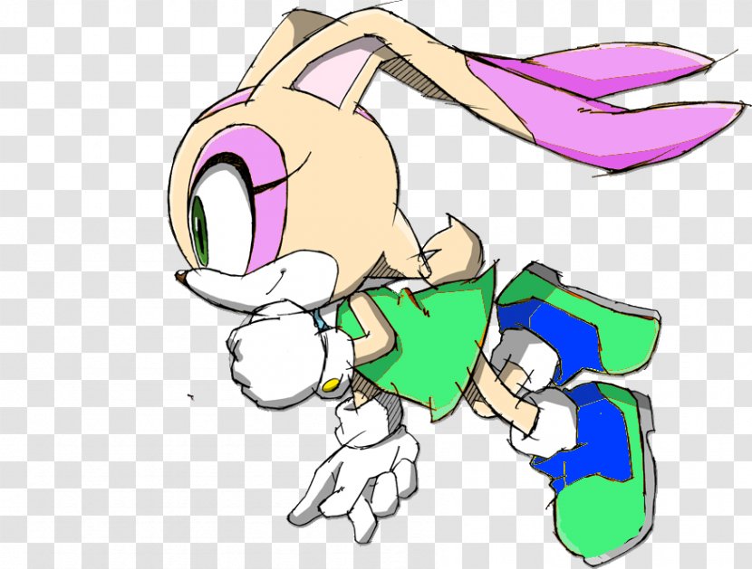 Sonic The Hedgehog Cream Rabbit Unleashed Advance Amy Rose - Cartoon Transparent PNG