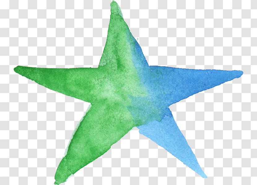 Star Watercolor Painting - Color Transparent PNG