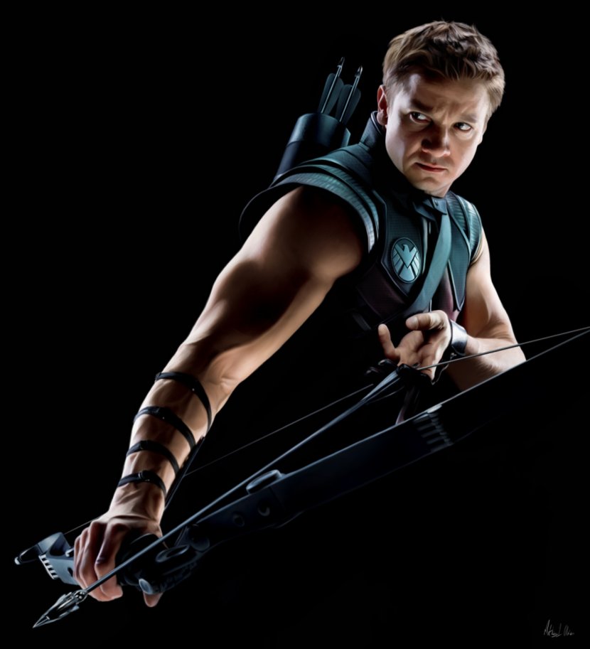Jeremy Renner Clint Barton Black Widow Thor Captain America - Hawkeye Transparent PNG