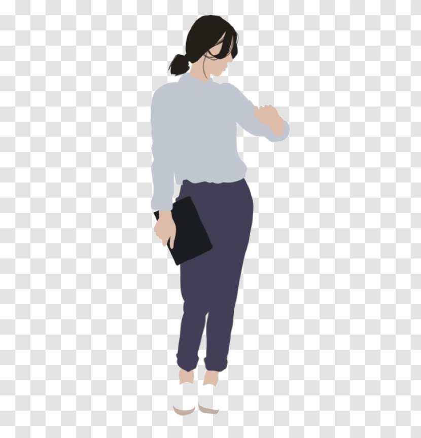 Standing Joint Trousers Gesture Sleeve - Businessperson Transparent PNG