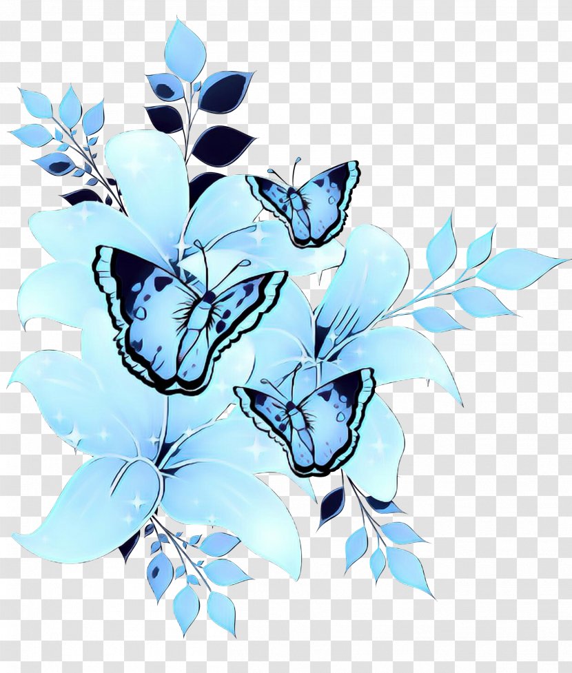 Flowers Background - Leaf - Pollinator Moths And Butterflies Transparent PNG