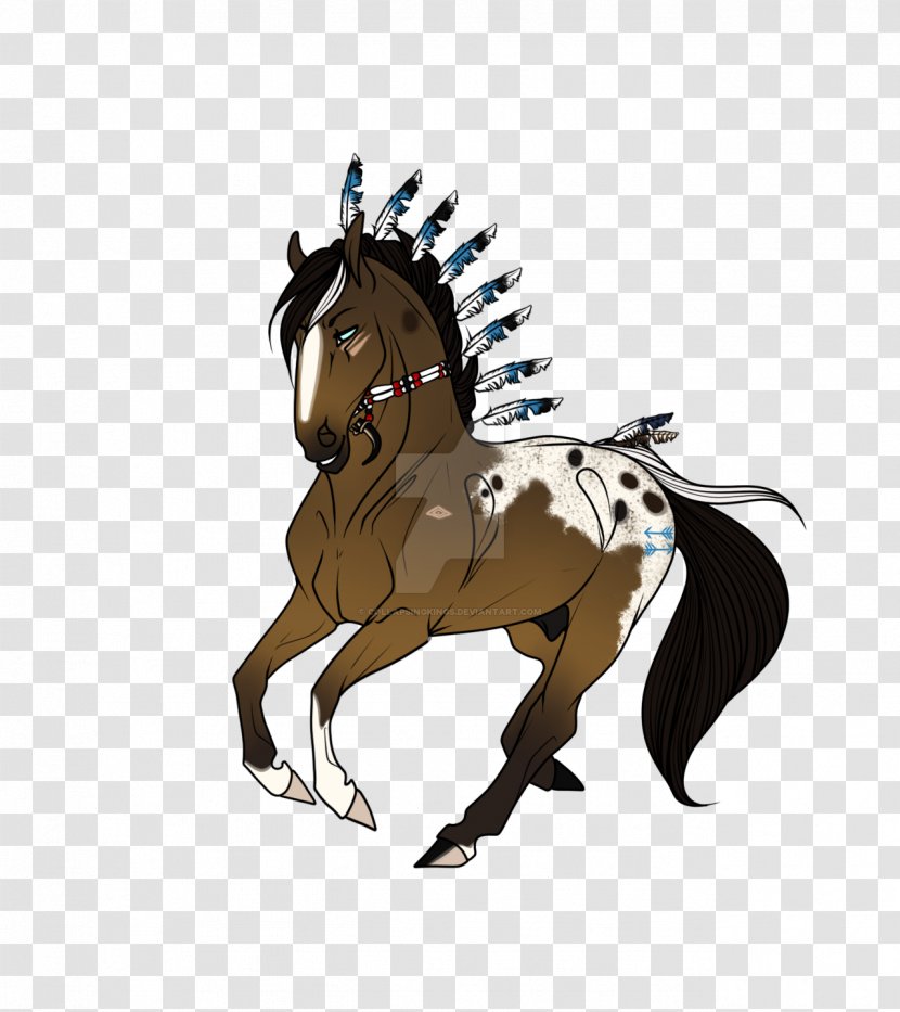 Mustang American Indian Horse Pony Drawing - Fictional Character - Native Warrior Transparent PNG