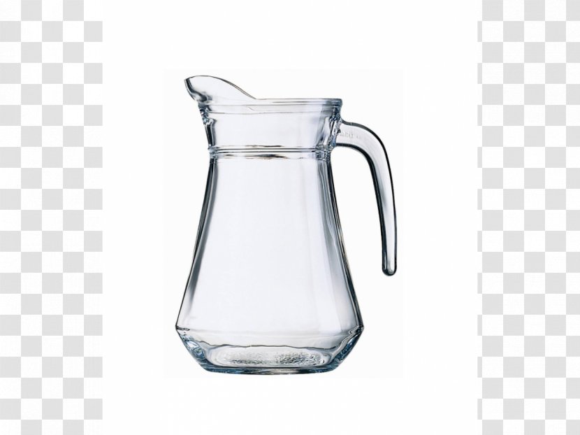 Pitcher Jug Carafe Glass Tableware - Drinkware Transparent PNG