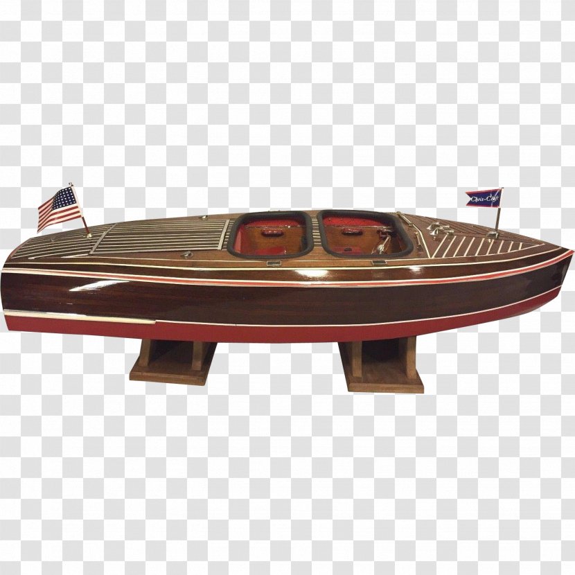 Runabout Car Chris-Craft Ship Boat - Radio Control - Wooden Transparent PNG