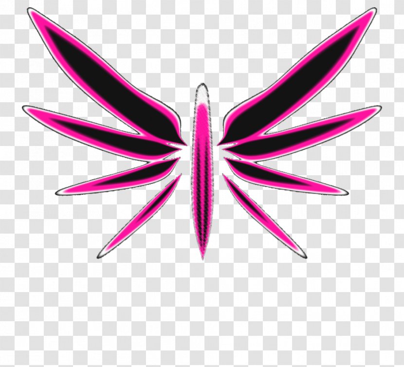 Tattoo Butterfly Sekirei Decal - Cartoon - Pink Transparent PNG