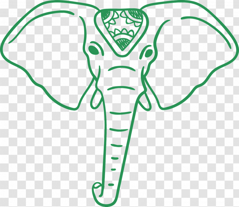 Indian Elephant Transparent PNG