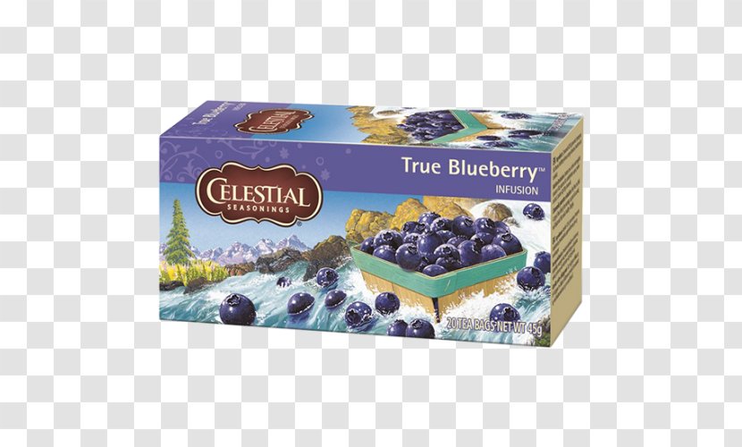 Herbal Tea Masala Chai Celestial Seasonings German Chamomile - Snack - Blueberry Transparent PNG
