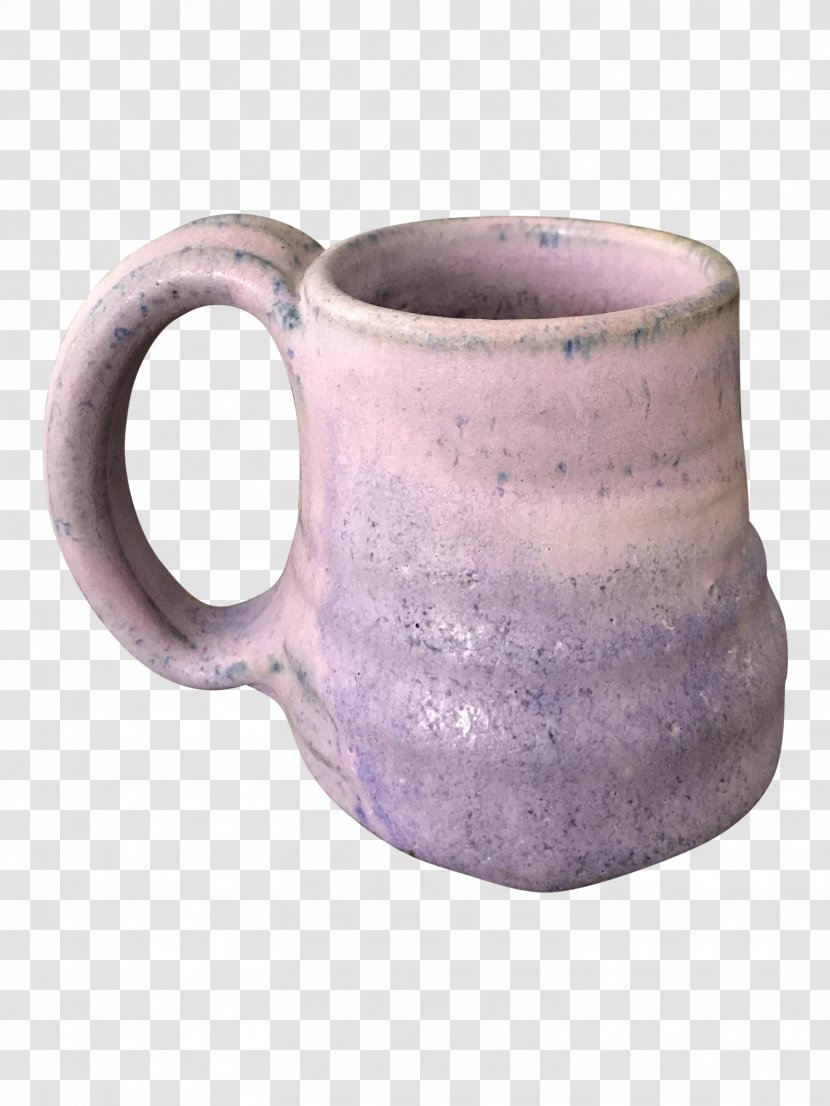 Coffee Cup Mug Ceramic Pottery - Lavender Transparent PNG