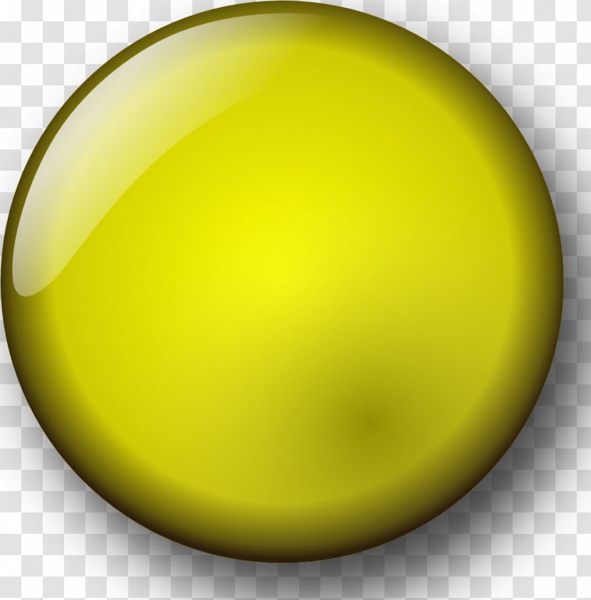 Button Clip Art - Yellow - Label Transparent PNG