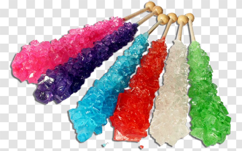 Rock Candy Stick Hard - Sugar - Colors Transparent PNG
