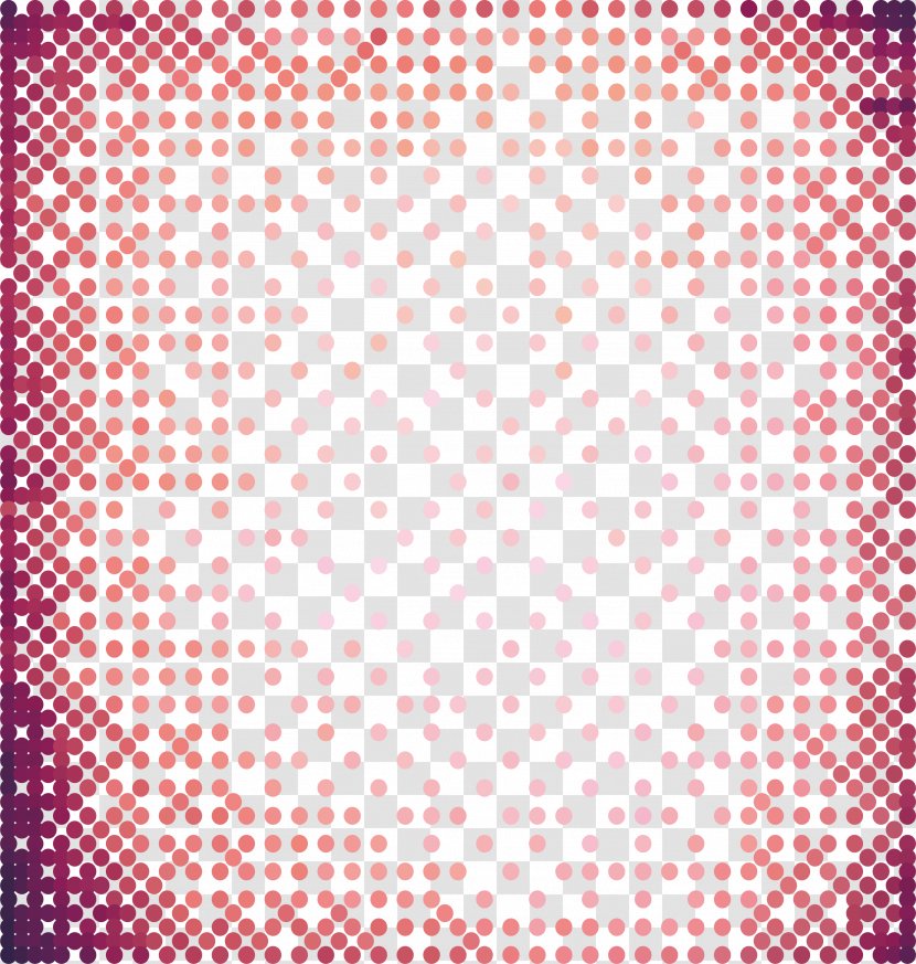 Polka Dot Red Motif - Pink - Wine Pattern Transparent PNG