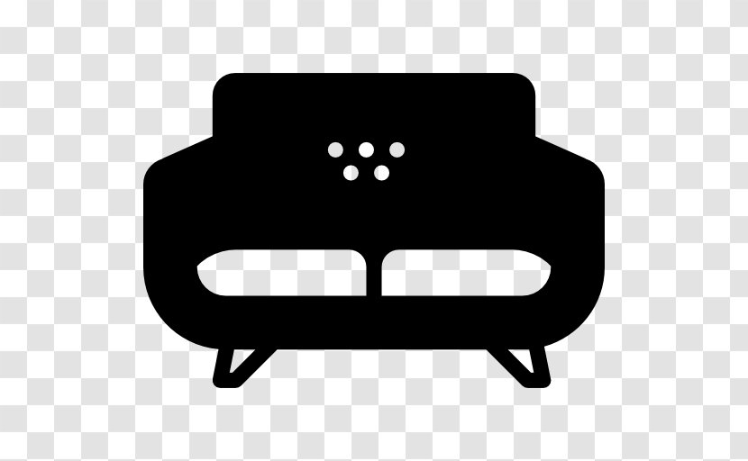Chair Couch Furniture Clip Art - Black Transparent PNG