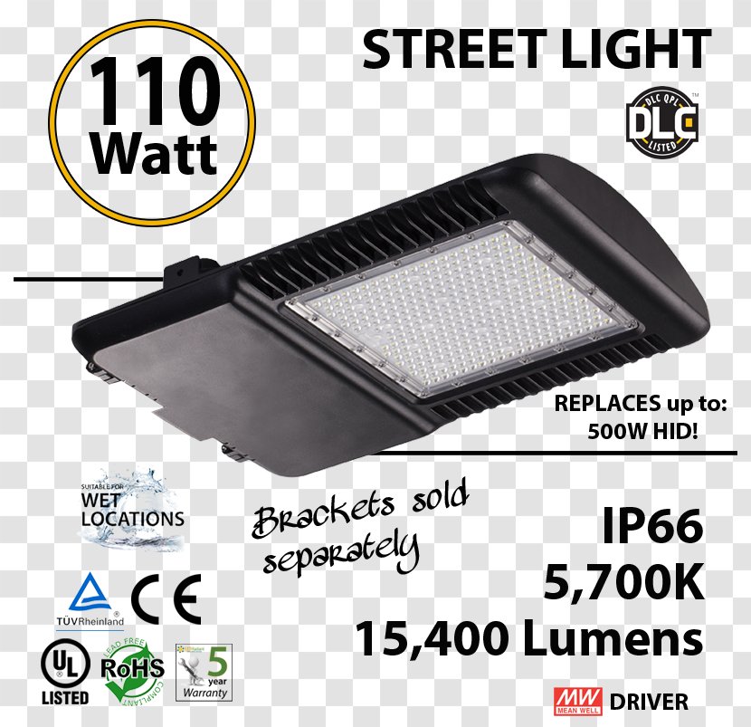 LED Street Light Lamp Light-emitting Diode - Hardware - Luminous Efficiency Transparent PNG
