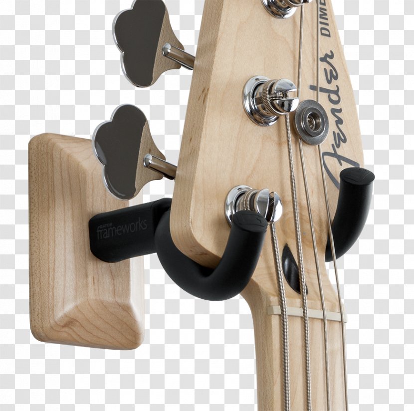 Bass Guitar Acoustic Acoustic-electric Ukulele - Clothes Hanger - On Stand Transparent PNG