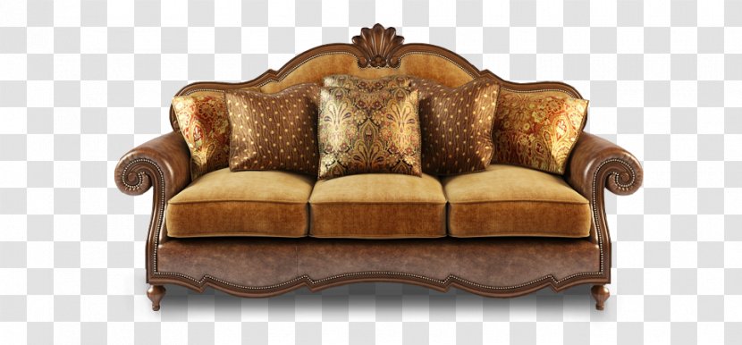 Couch Furniture Wing Chair Living Room Transparent PNG
