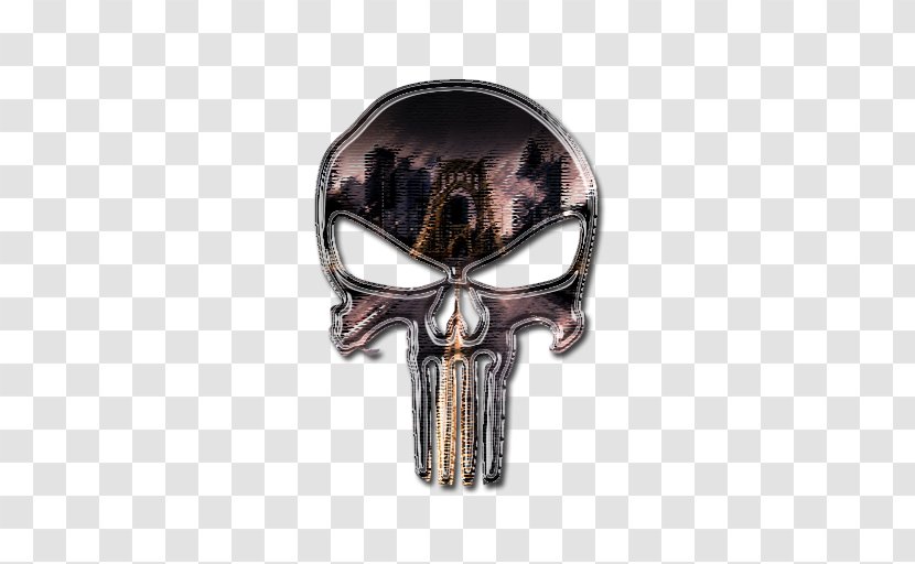 Punisher Decal Sticker Etsy Artikel - Skull Transparent PNG