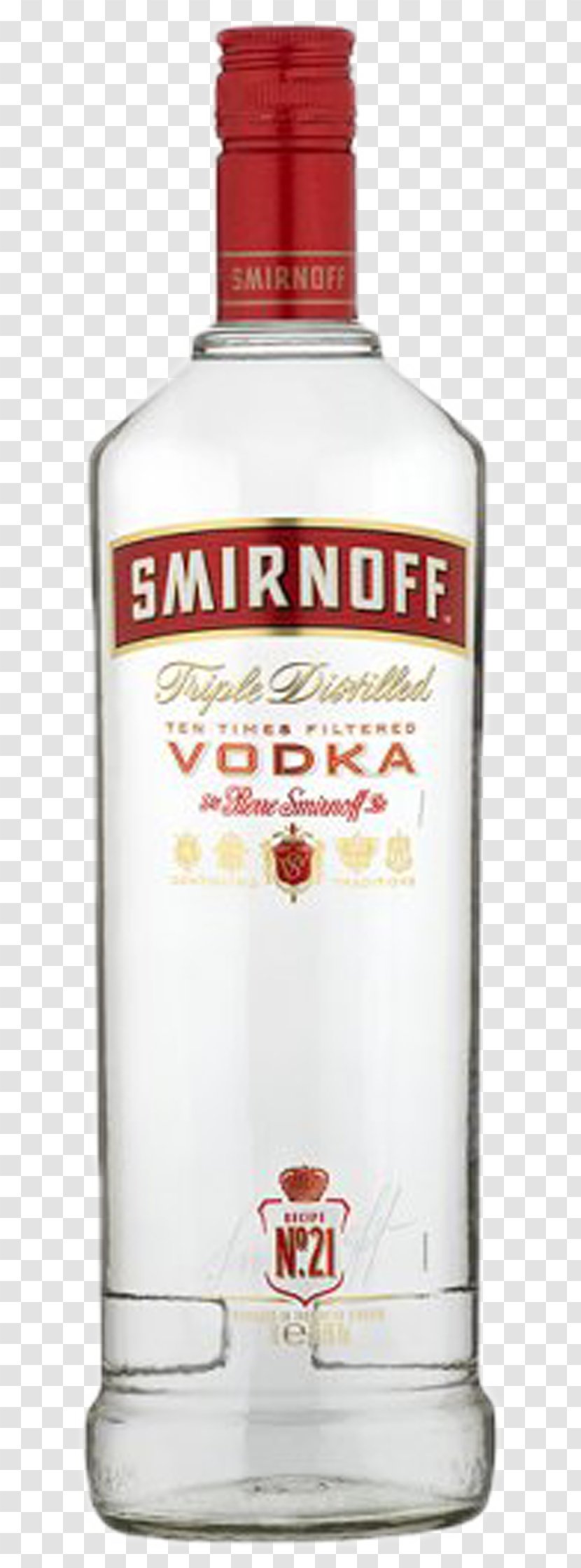 Vodka Smirnoff Liquor Rum Italy - Distilled Beverage Transparent PNG