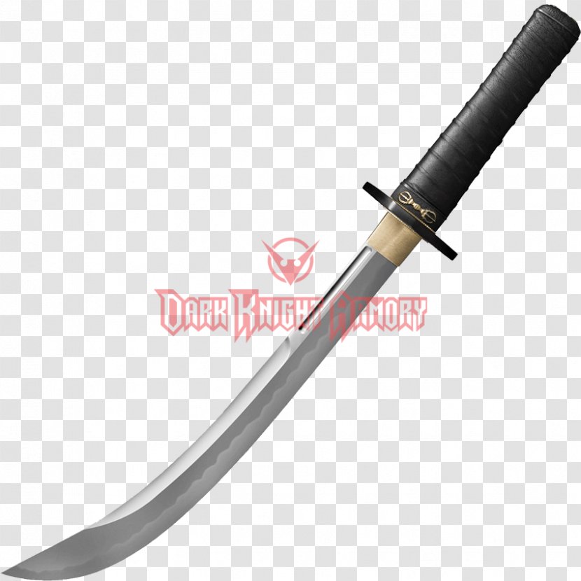 Knife Wakizashi Cold Steel Sword Damascus Transparent PNG