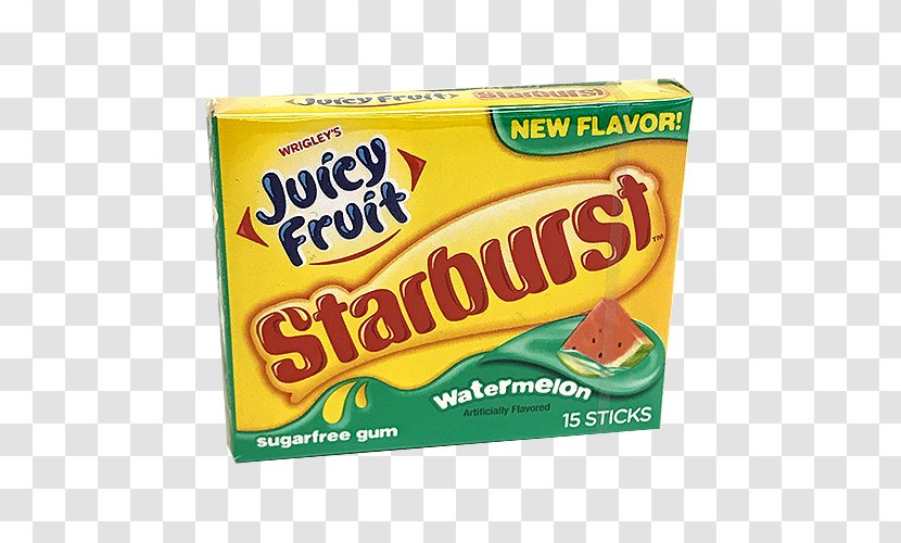 Chewing Gum Juicy Fruit Starburst Wrigley Company - Bubble Transparent PNG