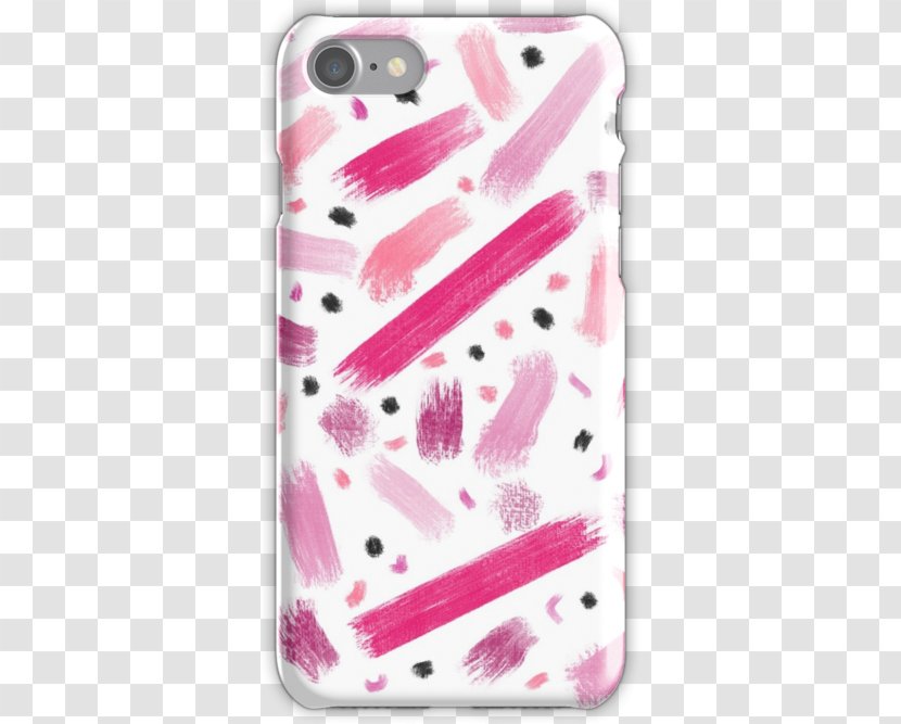 Apple IPhone 8 Plus Pink M Abstraction Pattern - Mobile Phones - Abstract Transparent PNG