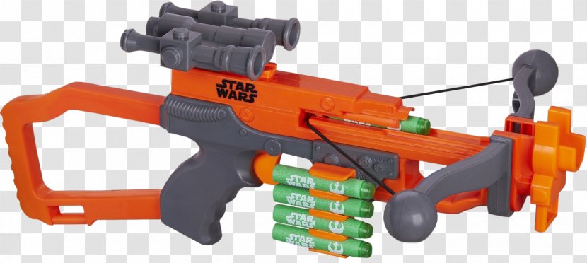 NERF Star Wars Episode VII Chewbacca Bowcaster Blaster - Gun Transparent PNG