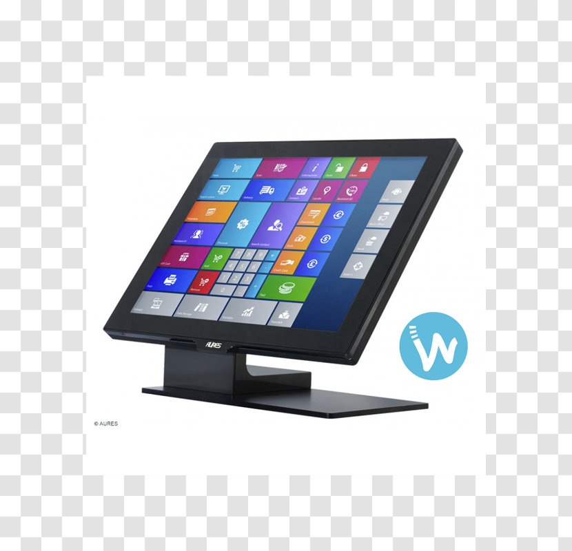 Point Of Sale Touchscreen Cash Register Computer Monitors Solid-state Drive - Yuno Transparent PNG