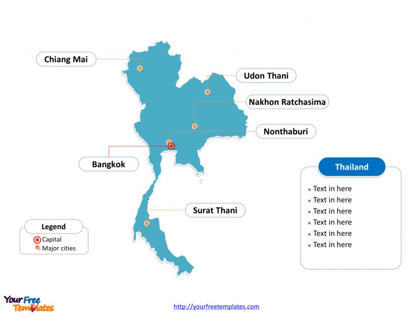 Thailand Vector Map - World Transparent PNG