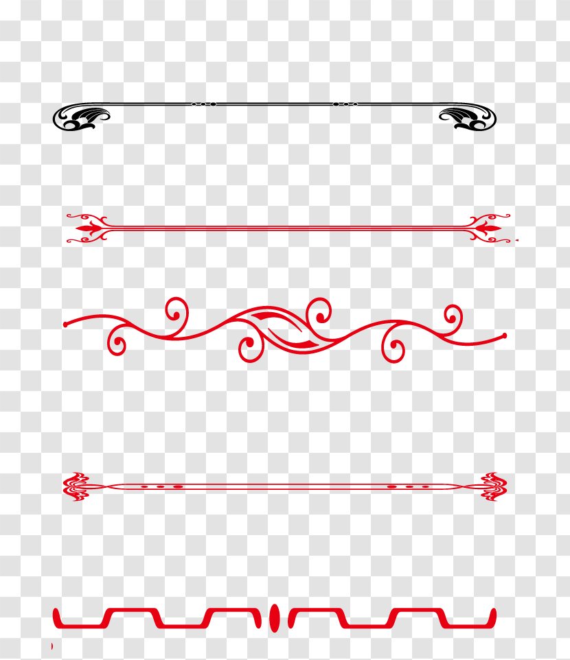 Red Picture Frame Decorative Arts - Vector Moldings Transparent PNG
