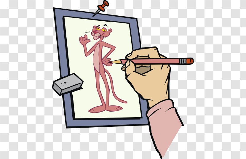 The Pink Panther Clip Art - Cartoon - Utica's Painting Transparent PNG