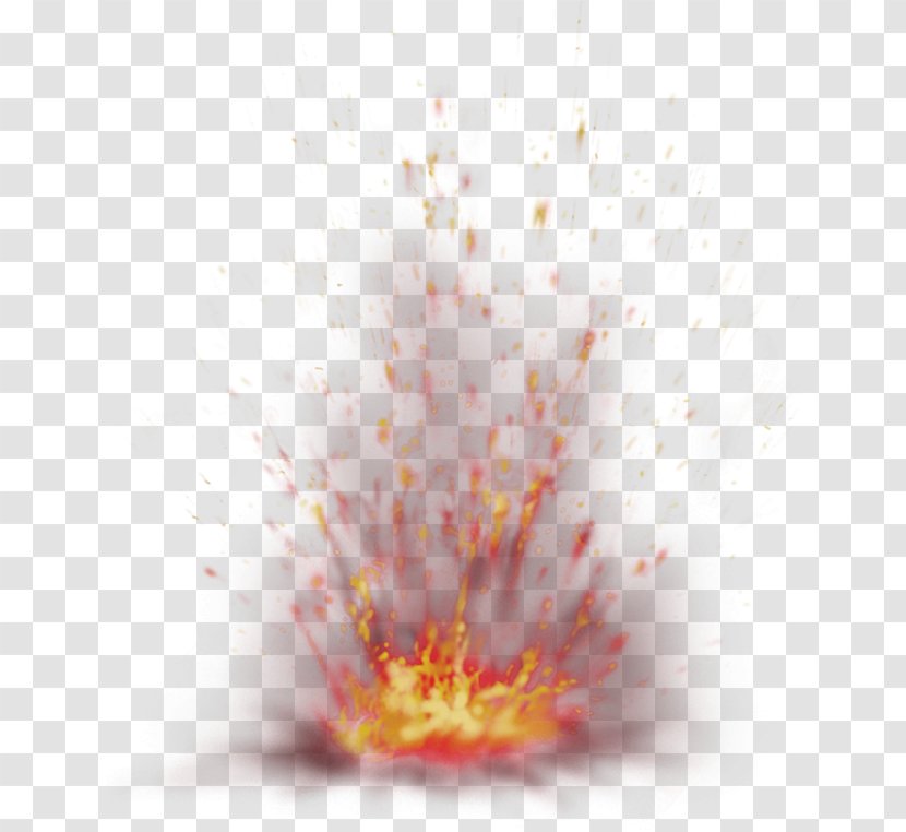Light Fire Explosion - Red Fresh Flame Effect Element Transparent PNG