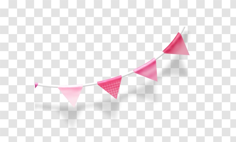 Birthday Greeting & Note Cards Balloon Party Wish - Magenta - Heart Bunting Transparent PNG