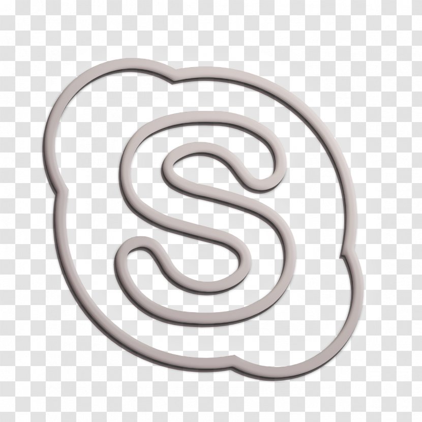 Skype Icon - Jewellery - Metal Symbol Transparent PNG