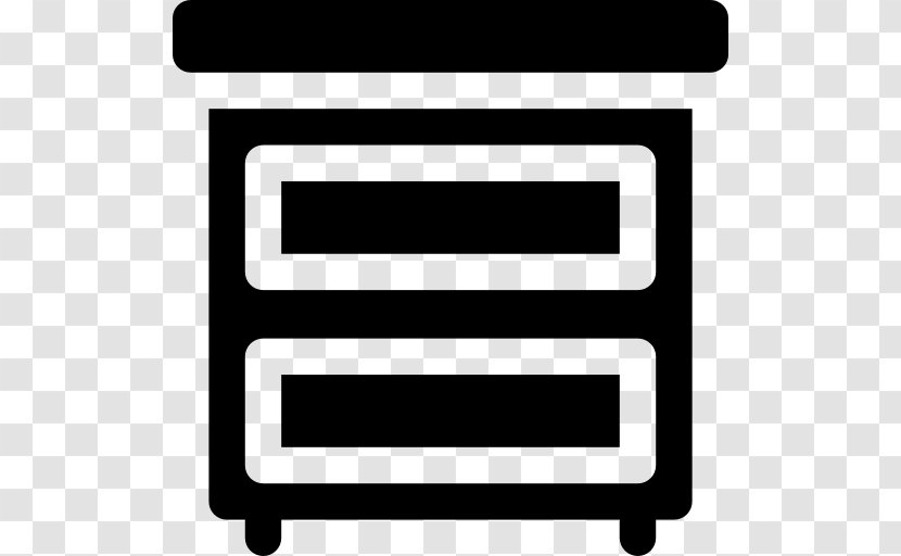 Line Angle White Font - Bedside Table Transparent PNG