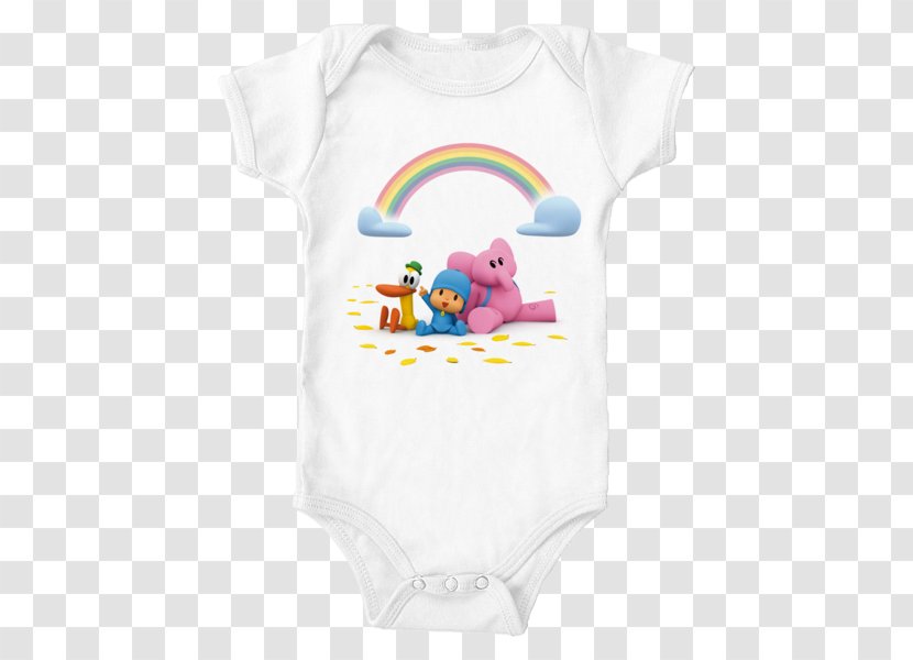 T-shirt Baby & Toddler One-Pieces Clothing Hoodie Infant - T Shirt - Pocoyo Transparent PNG